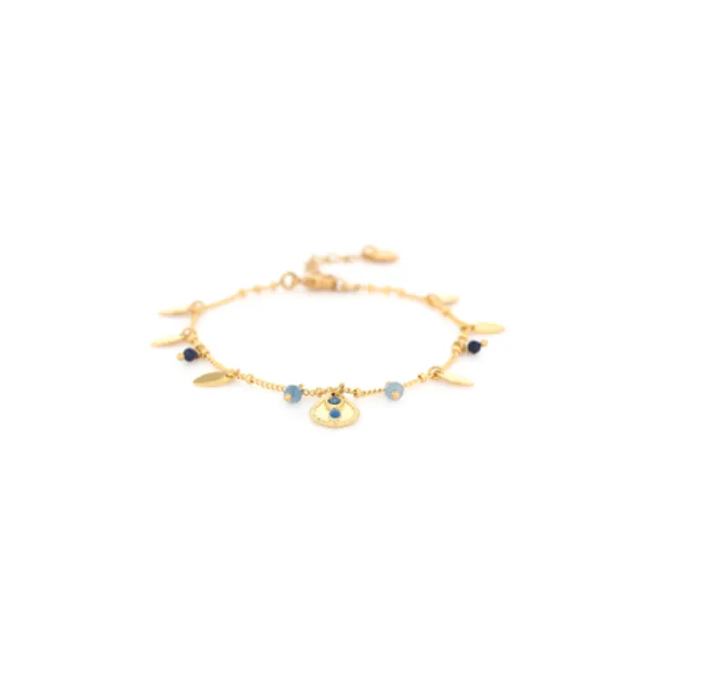 Blue Scarab Jewellery NAOMIE Multi-Dangle bracelet
