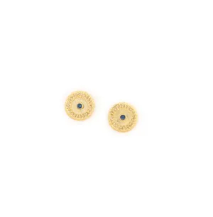 Blue Scarab Jewellery NAOMIE Round Stud Post Earring