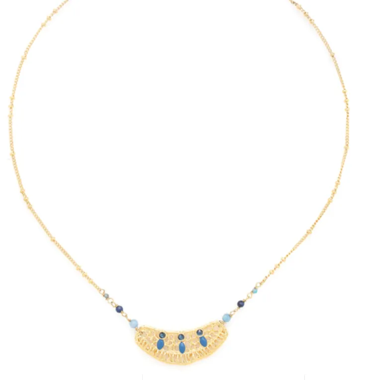 Blue Scarab Jewellery NAOMIE Short Necklace