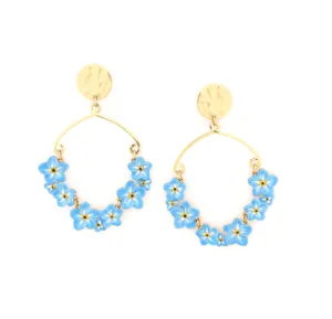 Blue Scarab Jewellery NEELA Forget Me Not Big Earring