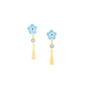 Blue Scarab Jewellery NEELA Forget Me Not Dangle Earring