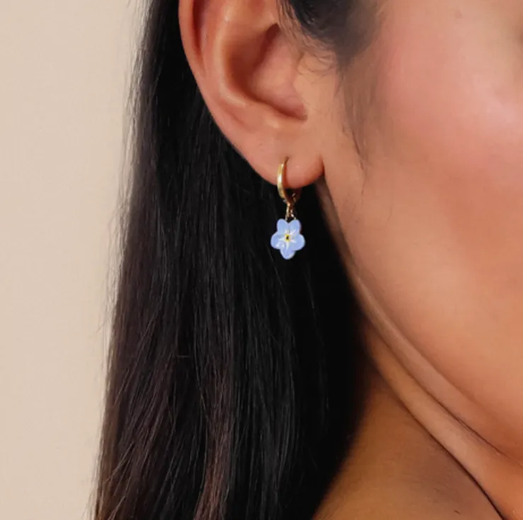 Blue Scarab Jewellery NEELA Forget Me Not Mini Earring