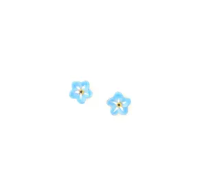 Blue Scarab Jewellery NEELA Forget Me Not Studs