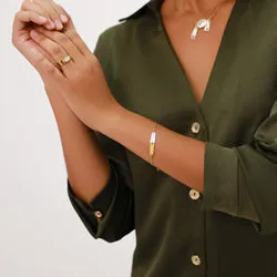 Blue Scarab Jewellery OLWEN Simple Bangle