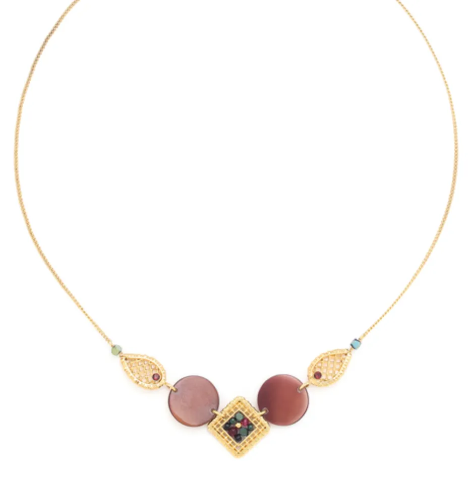 Blue Scarab Jewellery ROMY 5 Elements Necklace