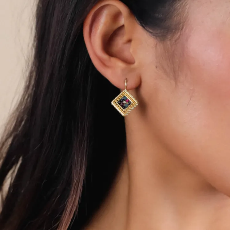 Blue Scarab Jewellery ROMY Simple French Hooks Earring
