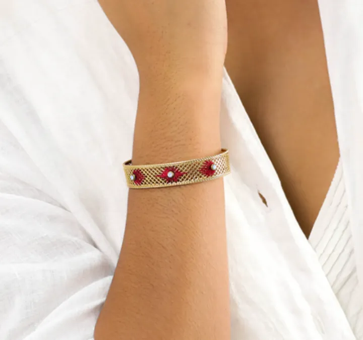 Blue Scarab Jewellery SELENA C-shape bangle