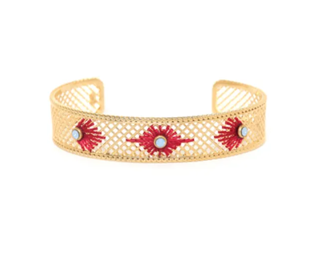 Blue Scarab Jewellery SELENA C-shape bangle