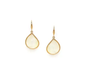 Blue Scarab Jewellery VICTOIRE laminated capiz drop(lt.yellow)