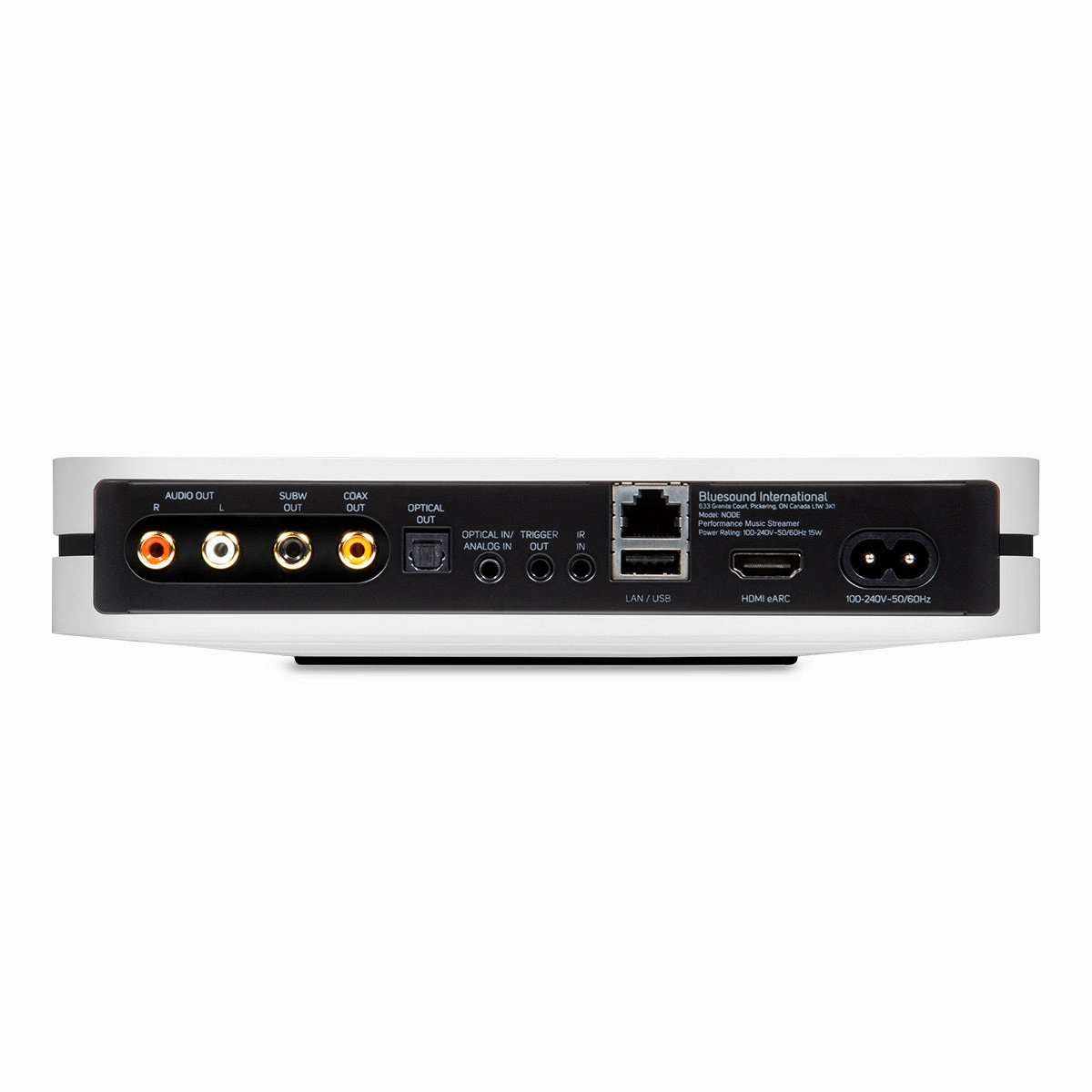 Bluesound NODE Wireless Multi-Room Music Streamer - Gen 4 (White)