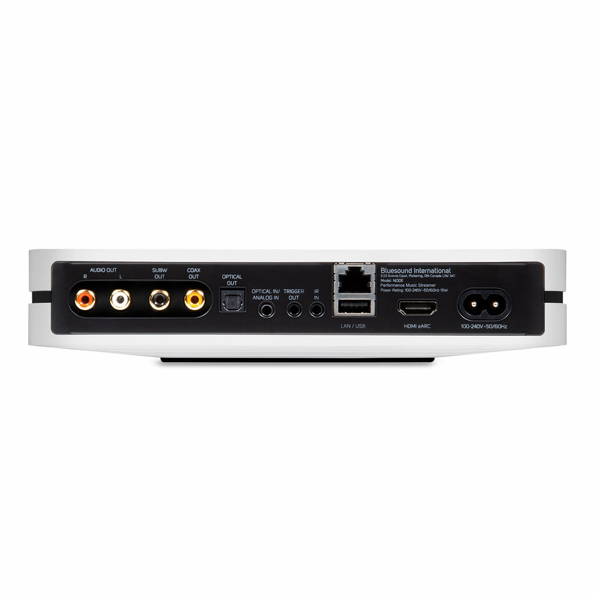 Bluesound NODE Wireless Multi-Room Music Streamer - Gen 4 (White)