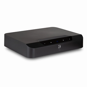 Bluesound POWERNODE EDGE Compact Wireless Hi-Res Music Streaming Smart Amplifier (Black) Music streaming,Audio Streaming,Online Music Services