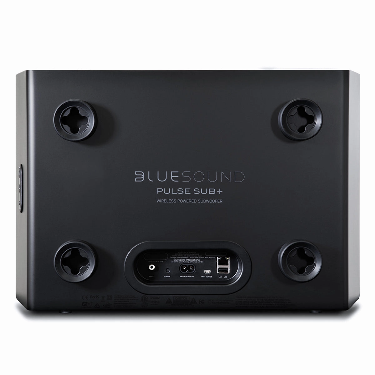 Bluesound Pulse Soundbar  Wireless Soundbar with Pulse SUB  8" Wireless Powered Subwoofer (Black)