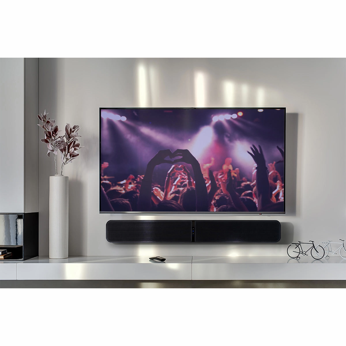 Bluesound Pulse Soundbar  Wireless Streaming Sound System (Black)