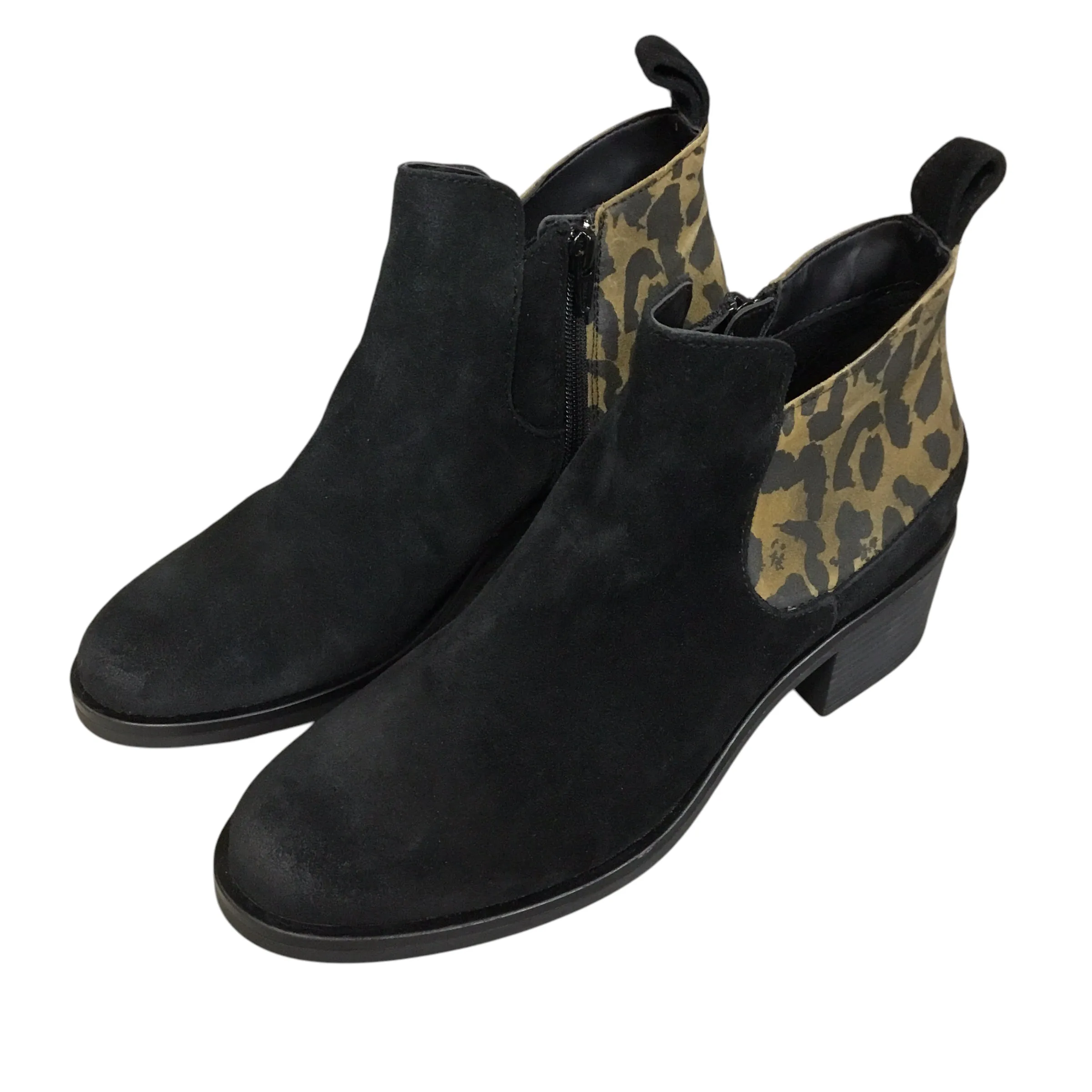 Boots Ankle Heels By Clarks In Black, Size: 8 clarks