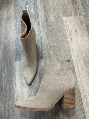 Boots Ankle Heels By Marc Fisher In Beige, Size: 8 marc-fisher