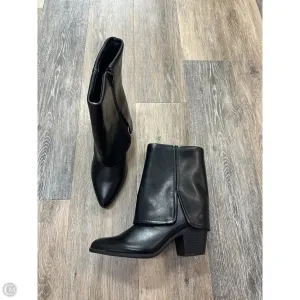Boots Ankle Heels By Sun and Stone In Black, Size: 6