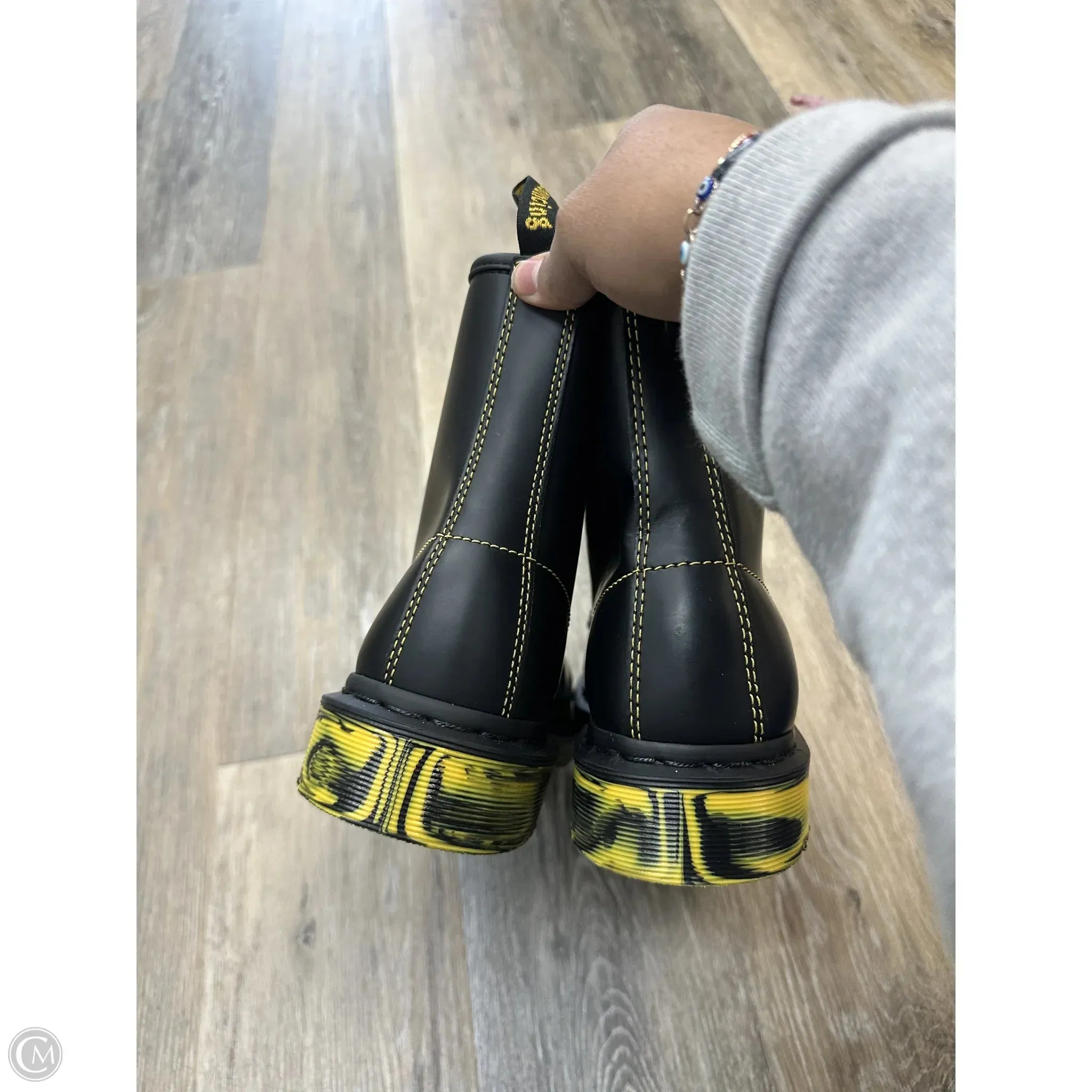 Boots Combat By Dr Martens In Black, Size: 10