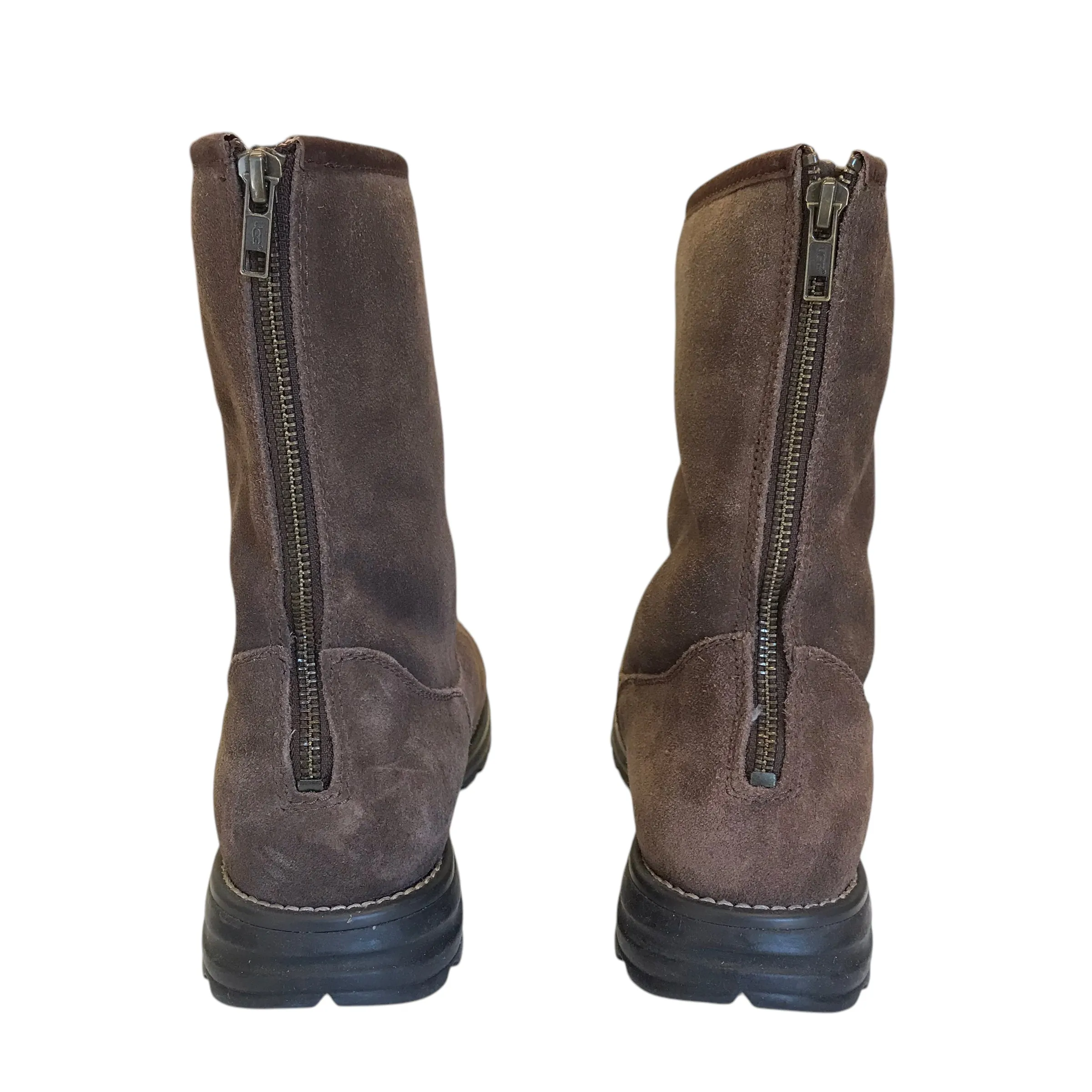 Boots Designer By Ugg In Brown, Size:8