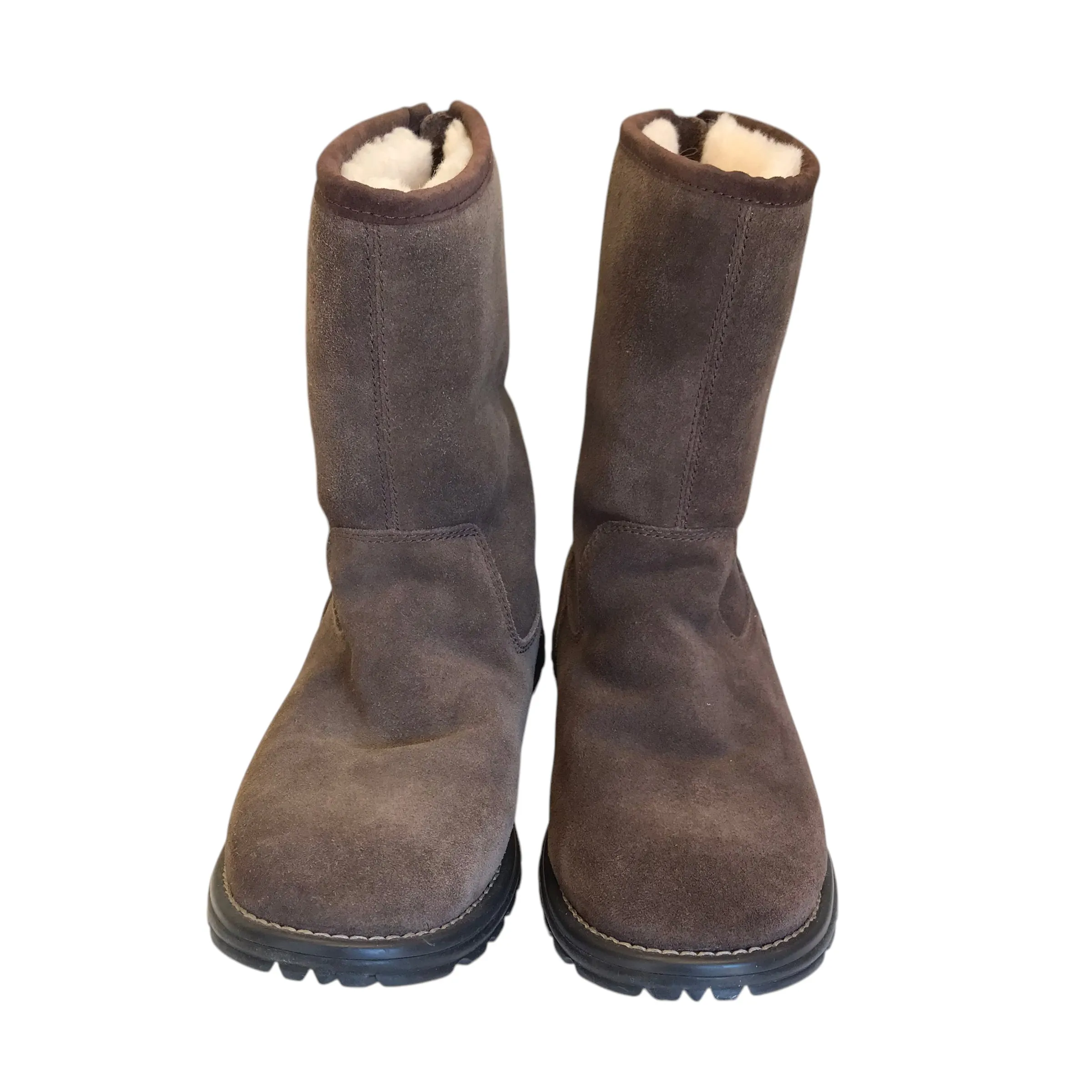 Boots Designer By Ugg In Brown, Size:8