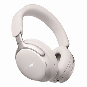 Bose QuietComfort Ultra Wireless Noise Cancelling Headphones (White) Noise cancelling,ANC Headphones,Silence Technology