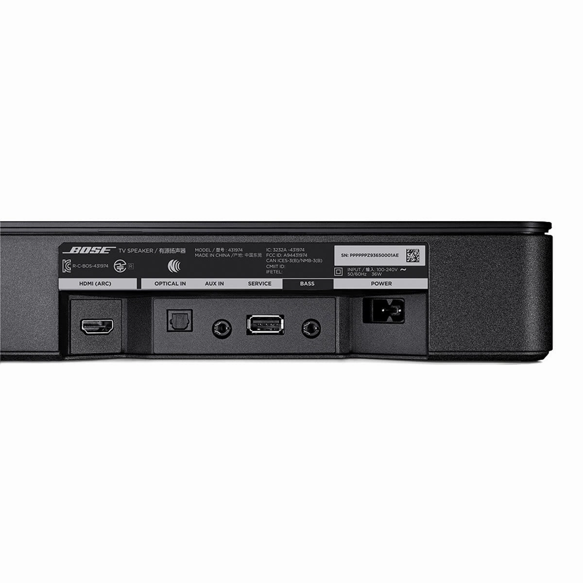 Bose TV Speaker with Bluetooth and HDMI-ARC with Bass Module 500 Wireless Subwoofer