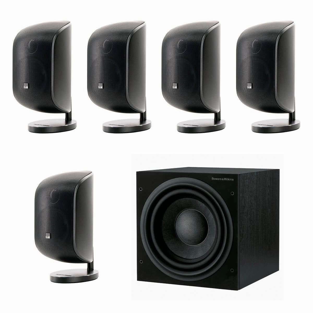 Bowers & Wilkins 5.1 Channel Satellite Speaker Package Bowers & Wilkins,B&W Speakers,Premium Audio