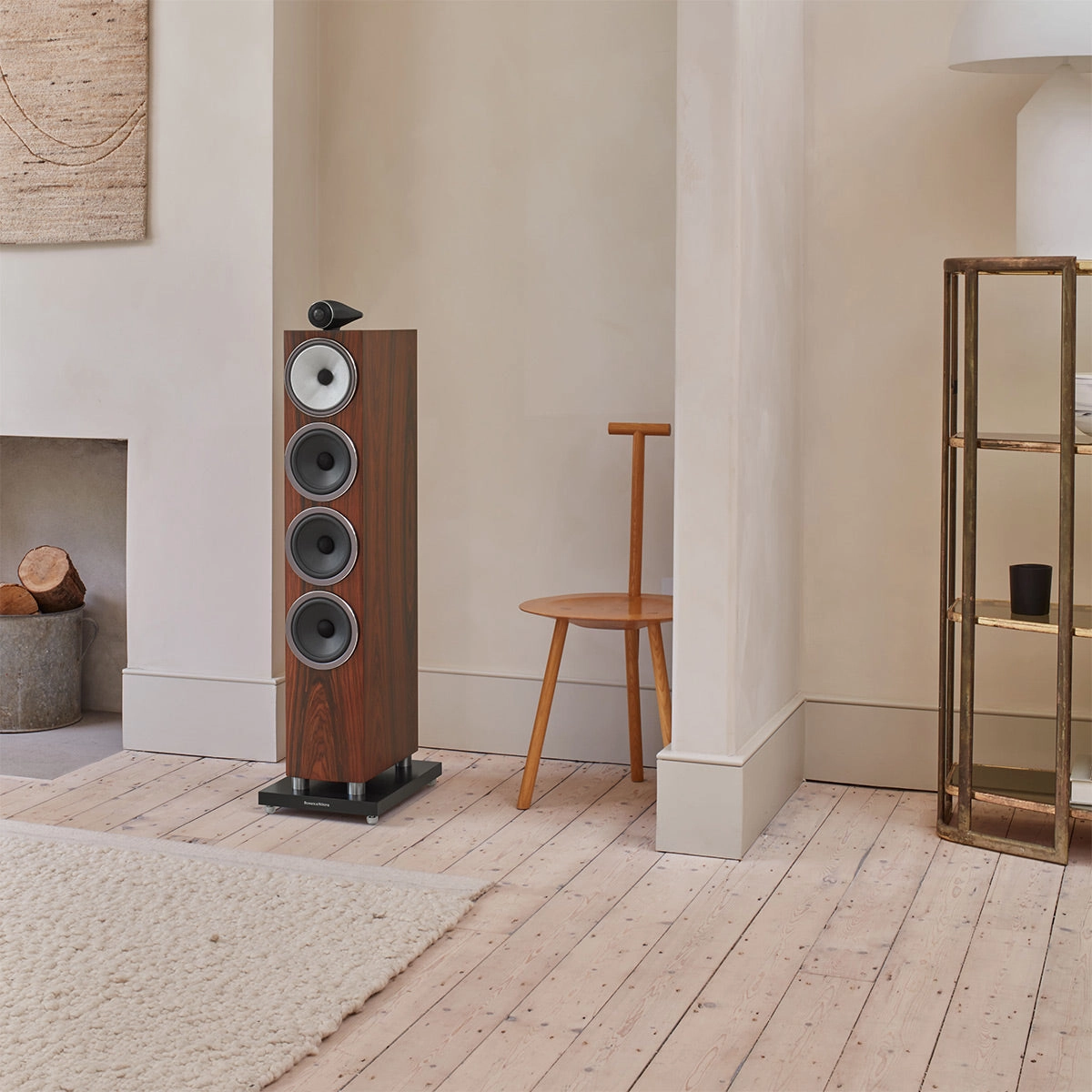 Bowers & Wilkins 702 S3 3-Way Floorstanding Speaker - Each (Mocha)