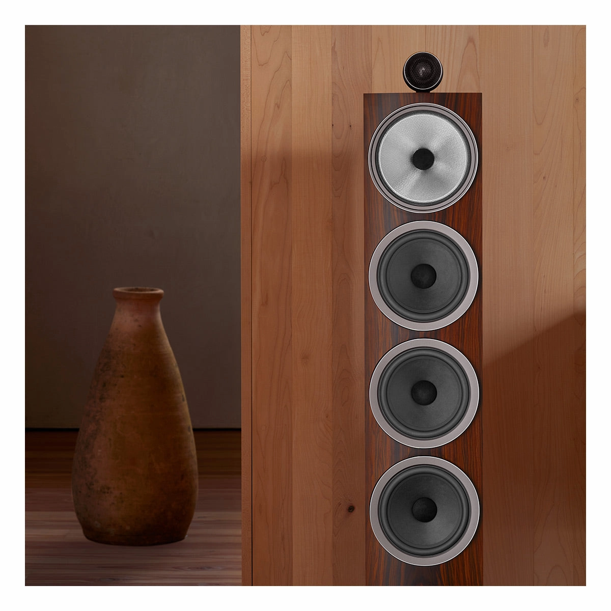 Bowers & Wilkins 702 S3 3-Way Floorstanding Speaker - Each (Mocha)