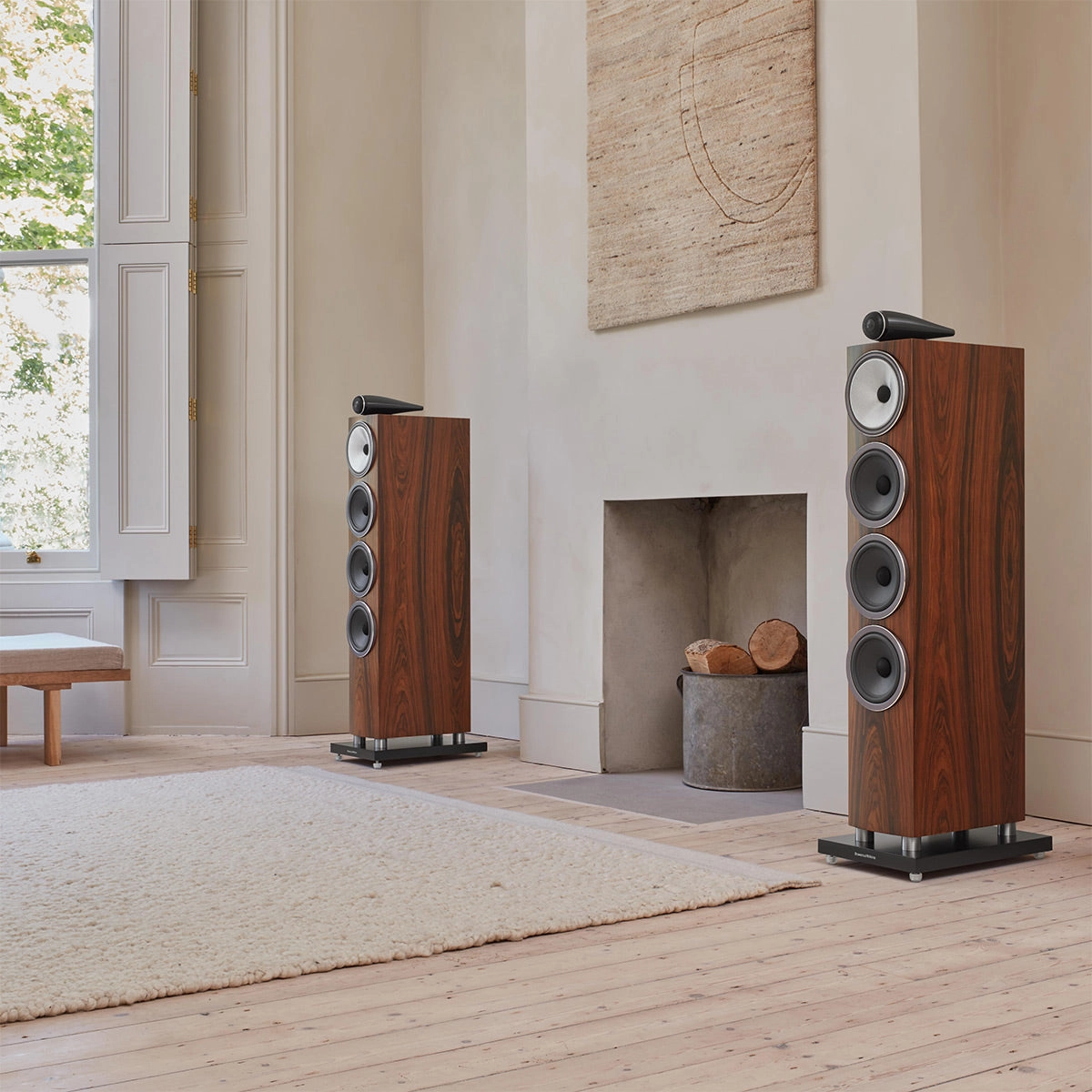 Bowers & Wilkins 702 S3 3-Way Floorstanding Speaker - Each (Mocha)