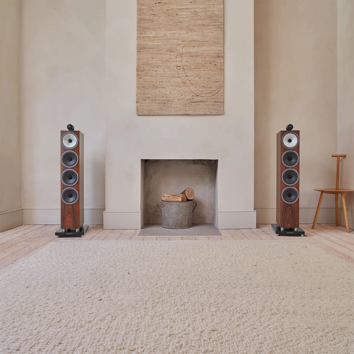 Bowers & Wilkins 702 S3 3-Way Floorstanding Speaker - Each (Mocha)