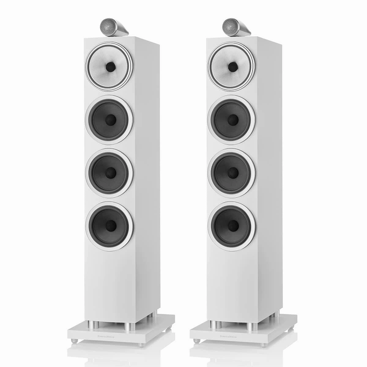 Bowers & Wilkins 702 S3 3-Way Floorstanding Speaker - Pair (Satin White)