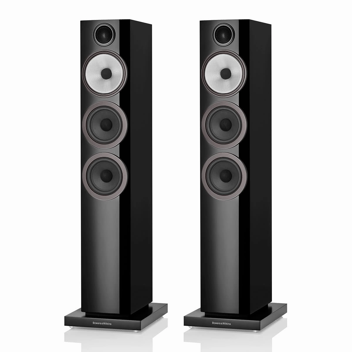 Bowers & Wilkins 704 S3 3-Way Floorstanding Speaker - Pair (Gloss Black) Bowers & Wilkins,B&W Speakers,Premium Audio