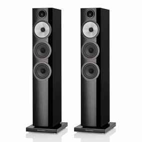 Bowers & Wilkins 704 S3 3-Way Floorstanding Speaker - Pair (Gloss Black) Bowers & Wilkins,B&W Speakers,Premium Audio