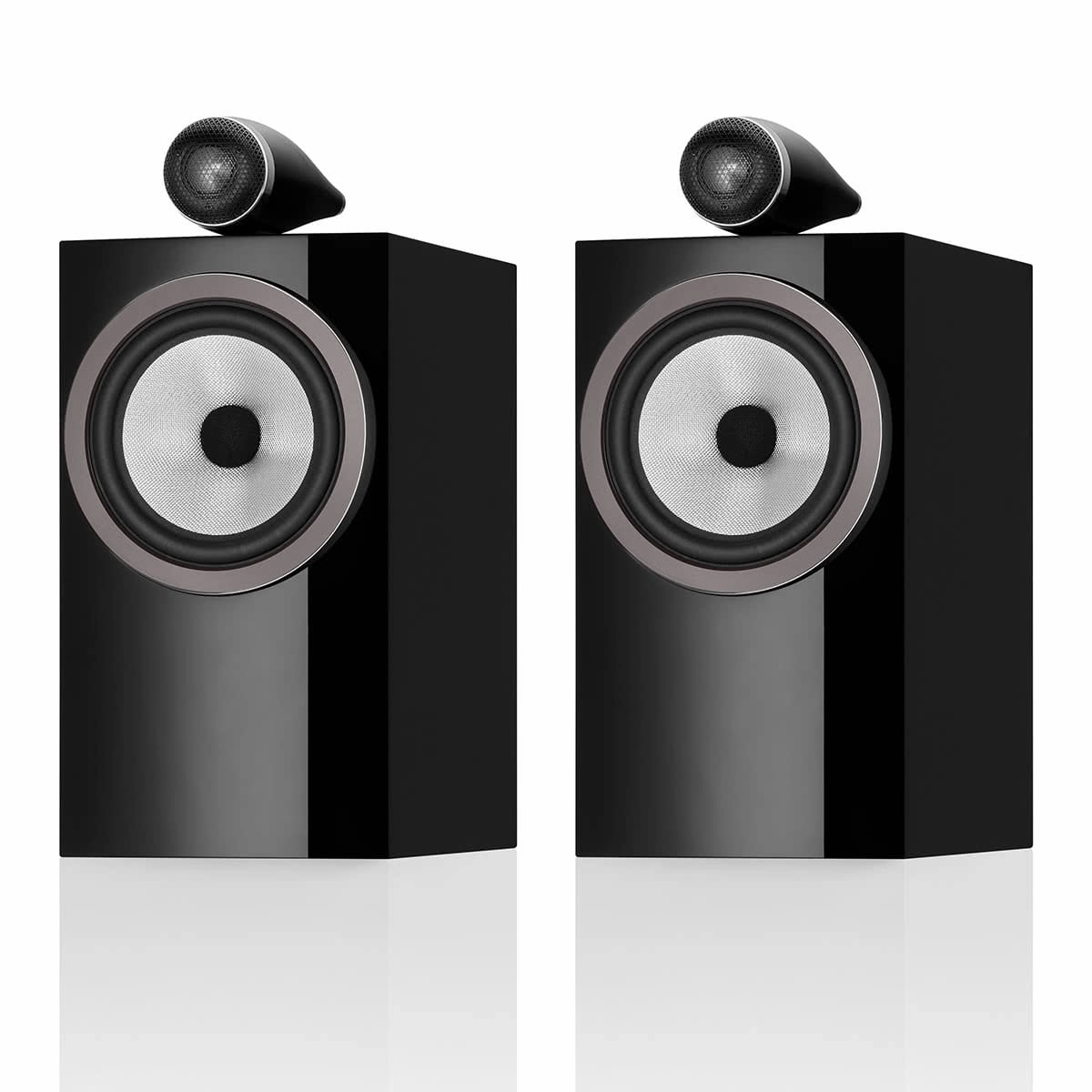 Bowers & Wilkins 705 S3 2-Way Bookshelf Speakers - Pair (Gloss Black) Bowers & Wilkins,B&W Speakers,Premium Audio