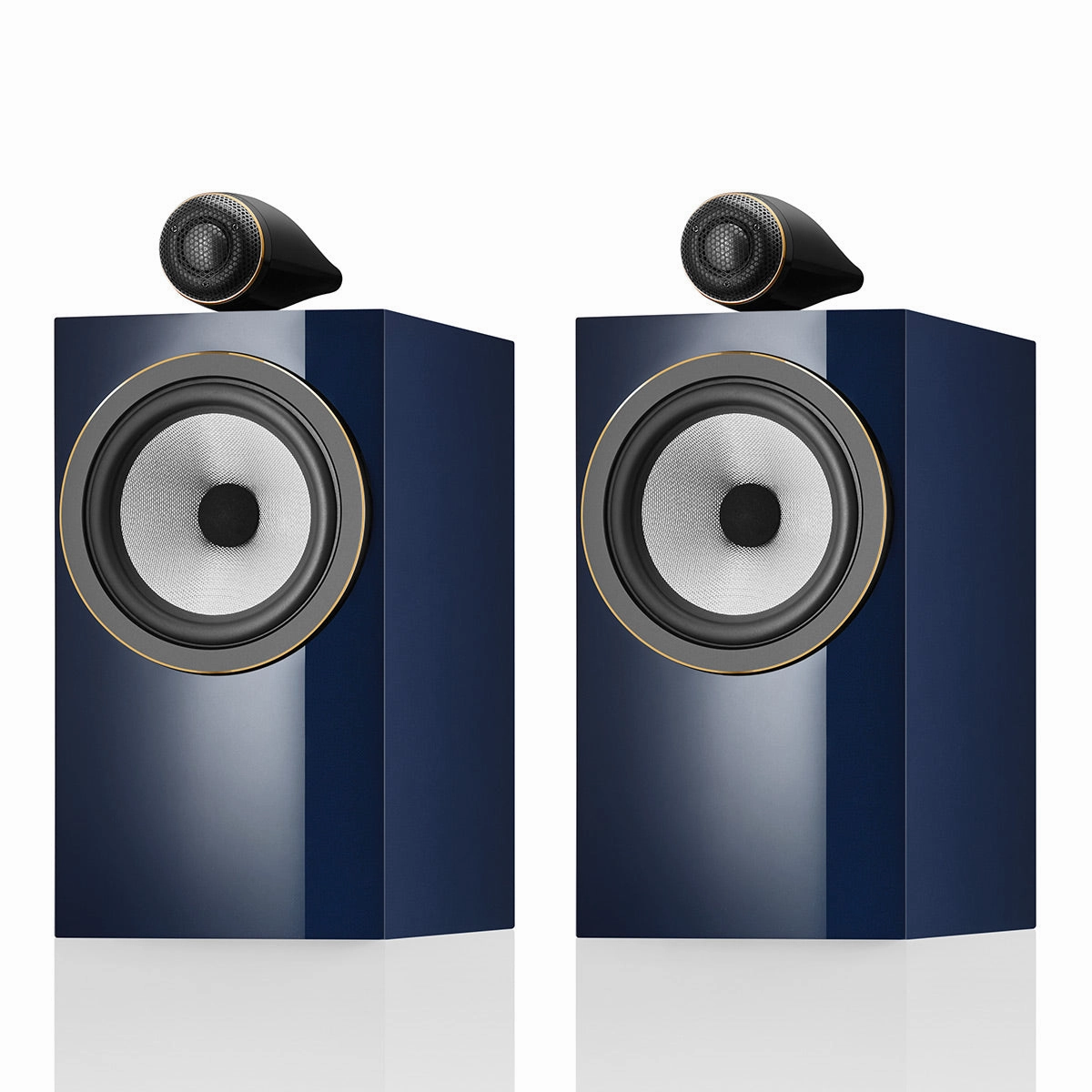 Bowers & Wilkins 705 S3 Signature 2-Way Bookshelf Speakers - Pair (Midnight Blue Metallic) Bowers & Wilkins,B&W Speakers,Premium Audio