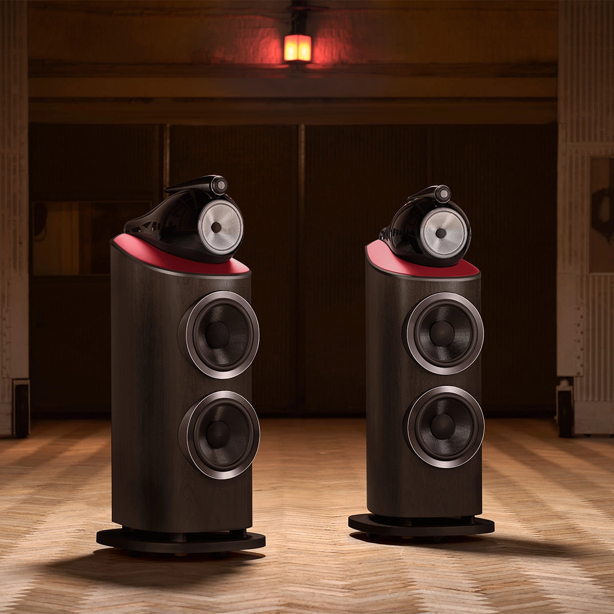 Bowers & Wilkins 801 D4 Abbey Road Limited Edition 3-Way Floorstanding Speaker - Each (Vintage Walnut)