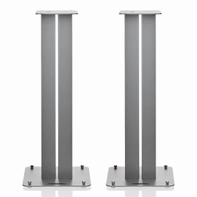Bowers & Wilkins FS-600 Floor Stands for S3 600 Series Bookshelf Speakers - Pair (Silver) Bowers & Wilkins,B&W Speakers,Premium Audio