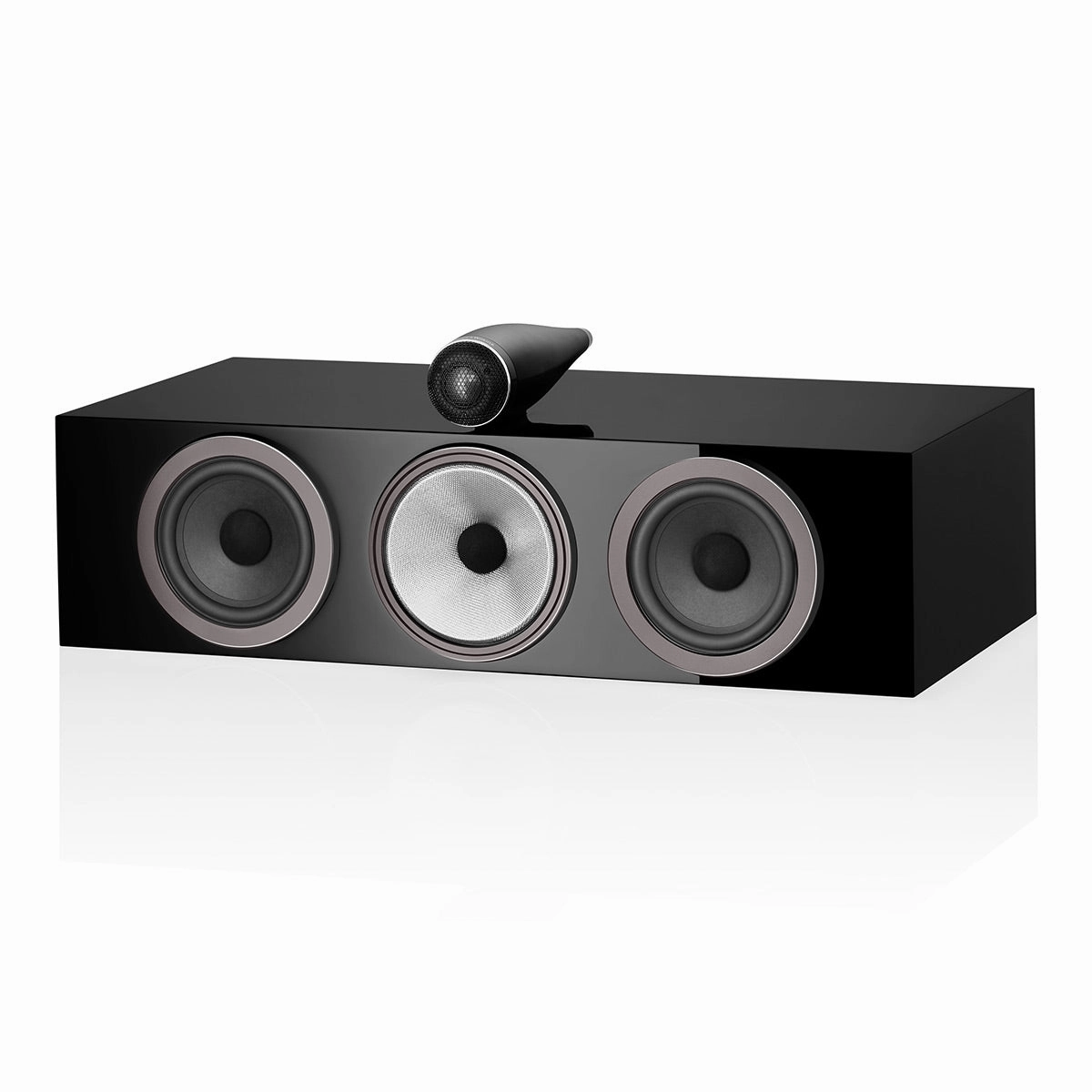 Bowers & Wilkins HTM71 S3 3-Way Center Channel Speaker (Gloss Black) Center Channel Speakers,Home Theater Center,Dialog Speakers