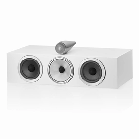Bowers & Wilkins HTM71 S3 3-Way Center Channel Speaker (Satin White) Center Channel Speakers,Home Theater Center,Dialog Speakers