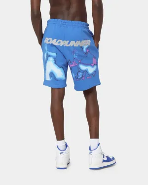 Brockhampton Alien French Terry Shorts Royal Blue