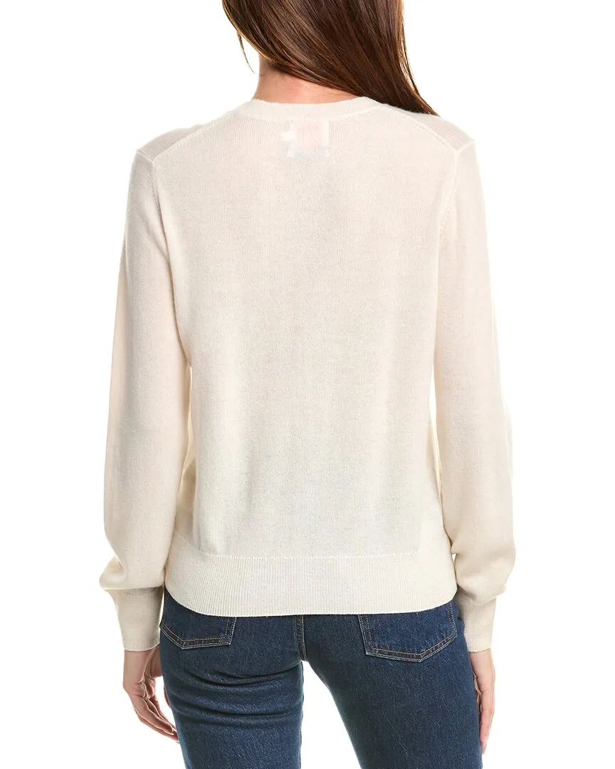 Brodie Cashmere Wool & Cashmere-Blend Pixel Heart Jumper