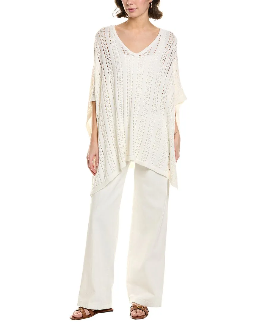 Bruno Magli Crochet Poncho