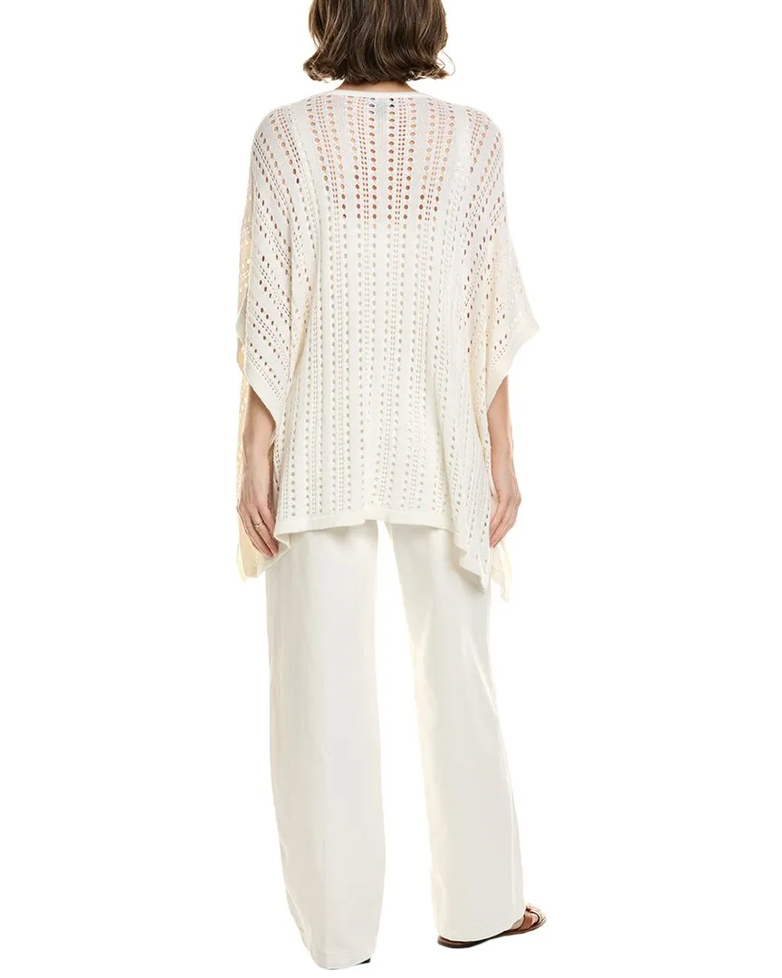 Bruno Magli Crochet Poncho