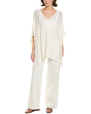 Bruno Magli Crochet Poncho