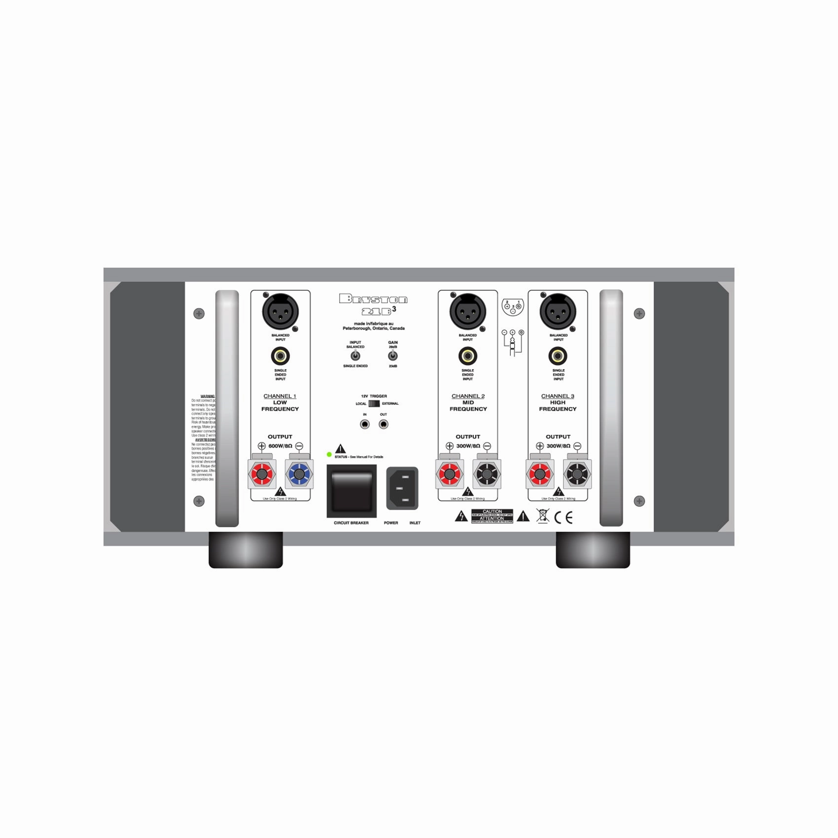 Bryston 21B Three-Channel Amplifier