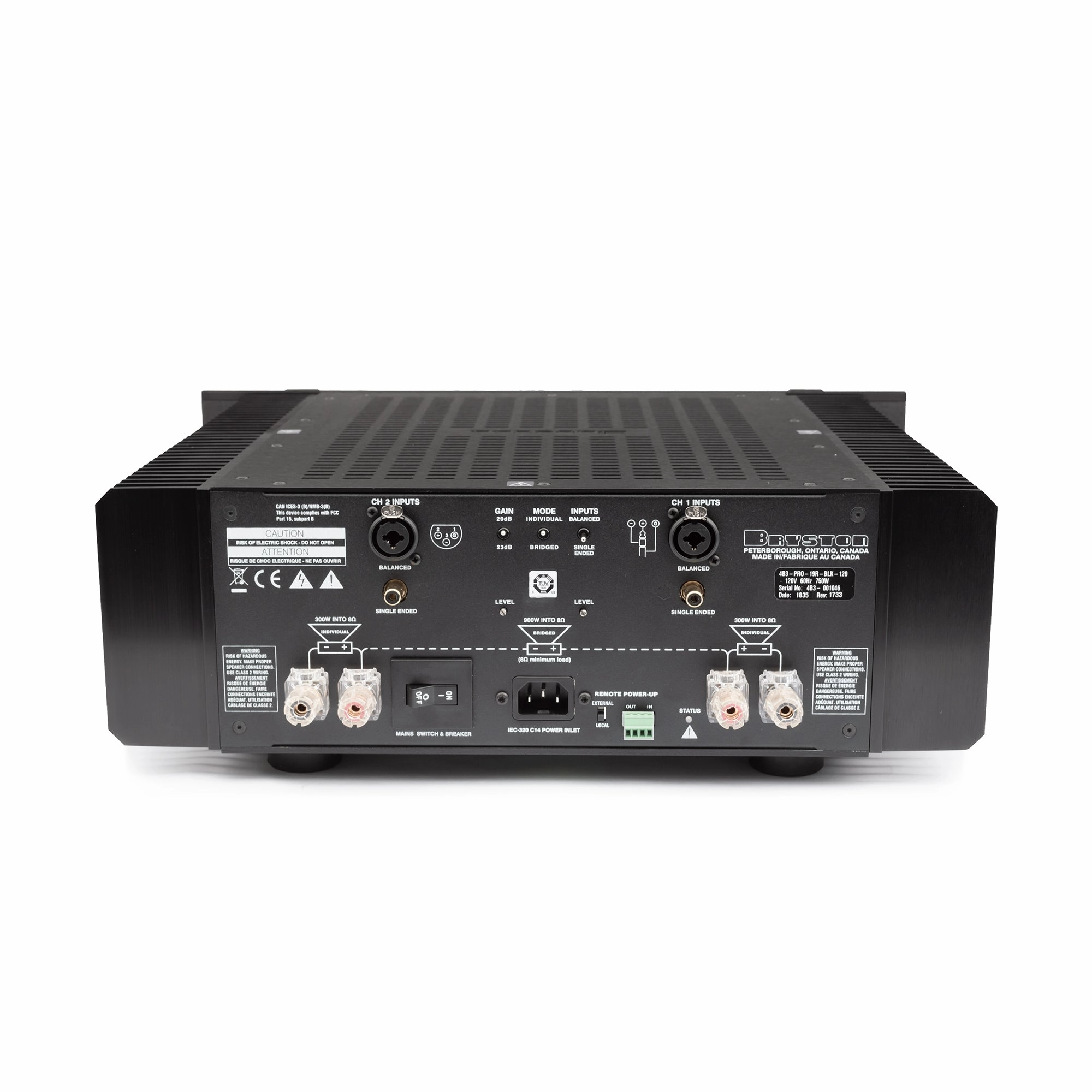 Bryston 4B Stereo Power Amplifier