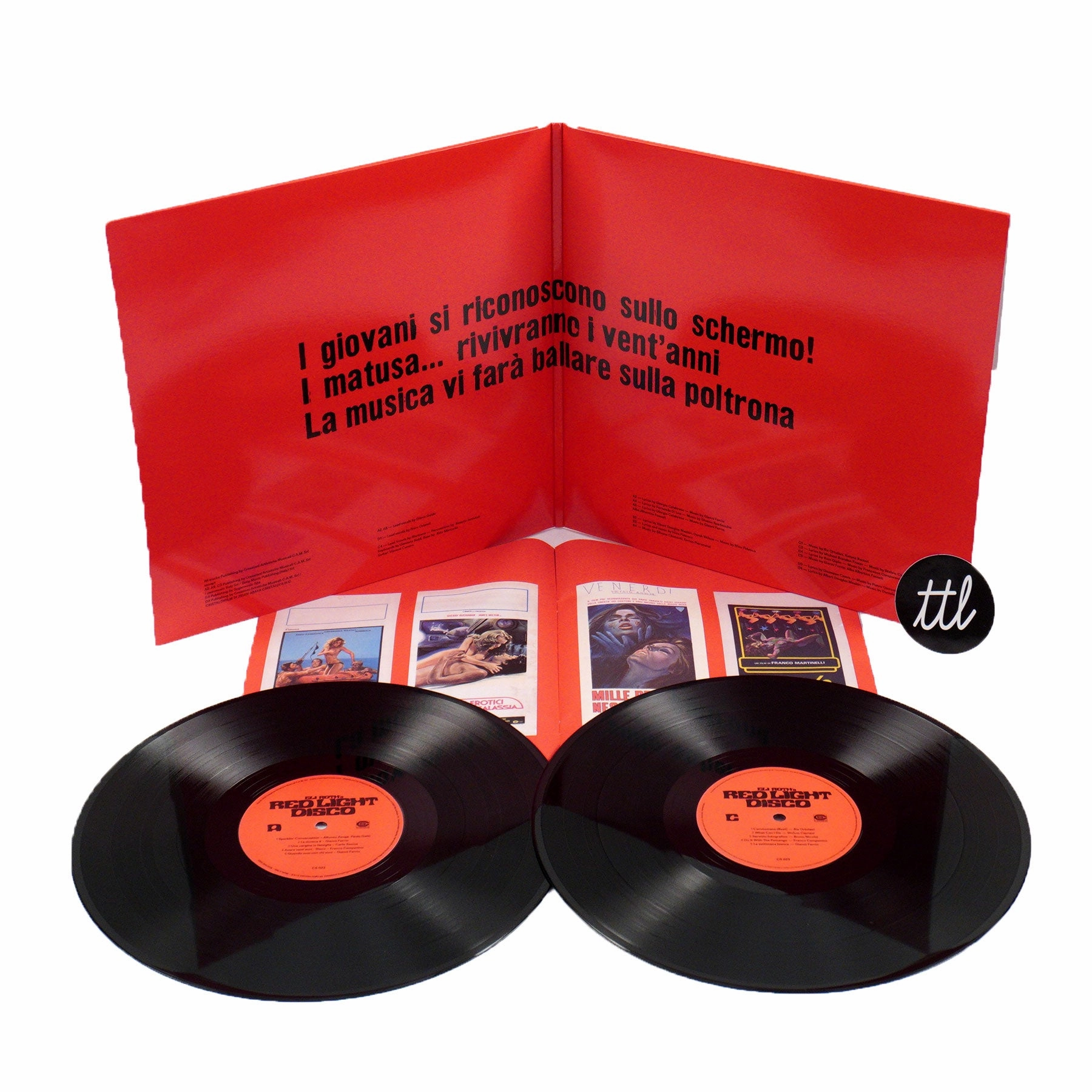 CAM Sugar: Eli Roth's Red Light Disco - Dancefloor Seductions From Italian Cinema 1969-81 (180g) Vinyl 2LP