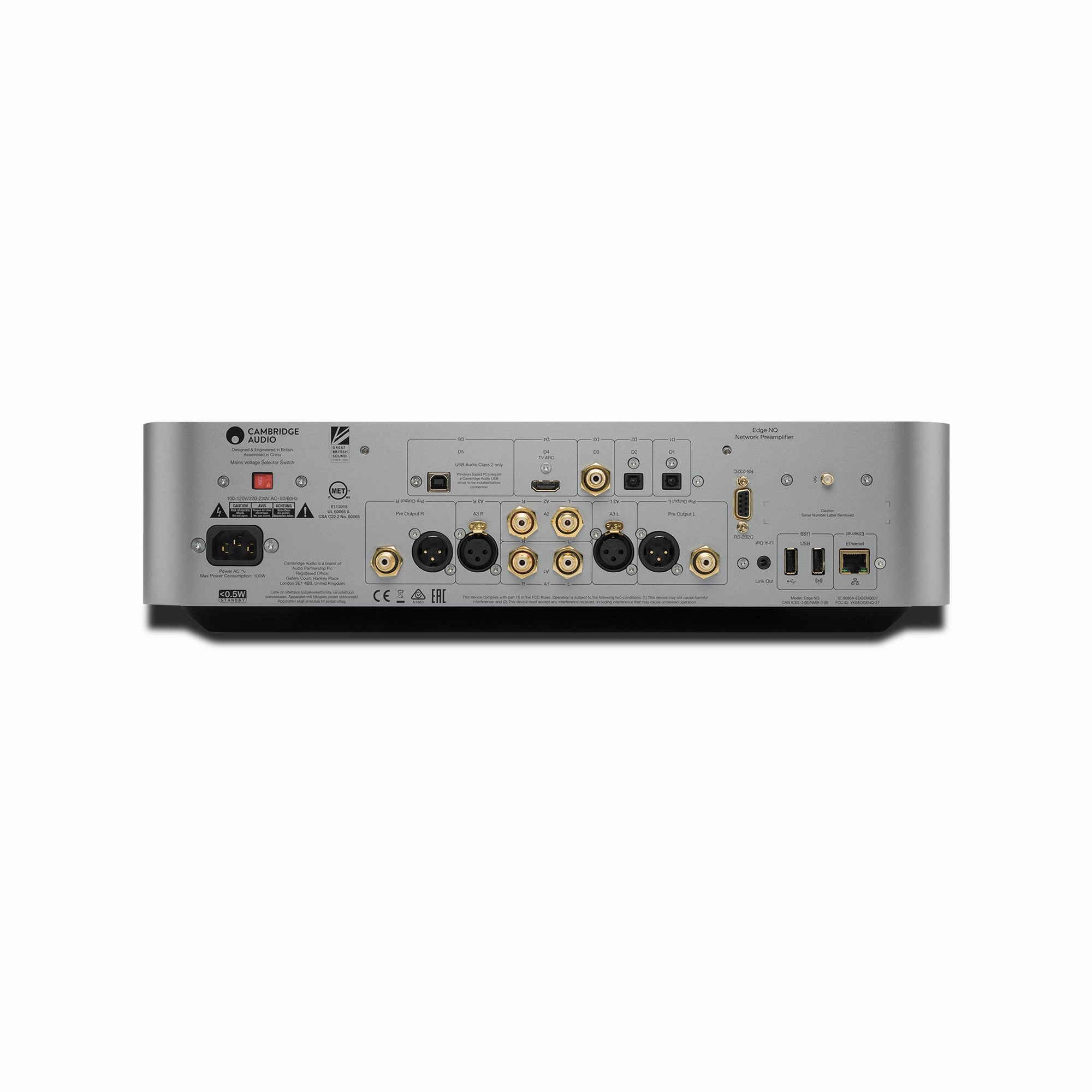 Cambridge Audio Edge NQ Preamplifier and Network Streamer