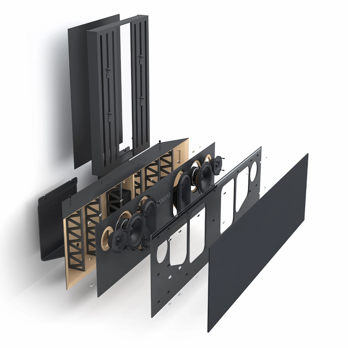 Canvas HiFi 55" Speaker Audio System (Black)